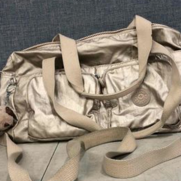 Kipling Cool Gold Defea Metallic Shoulder Bag - Picture 2 of 8